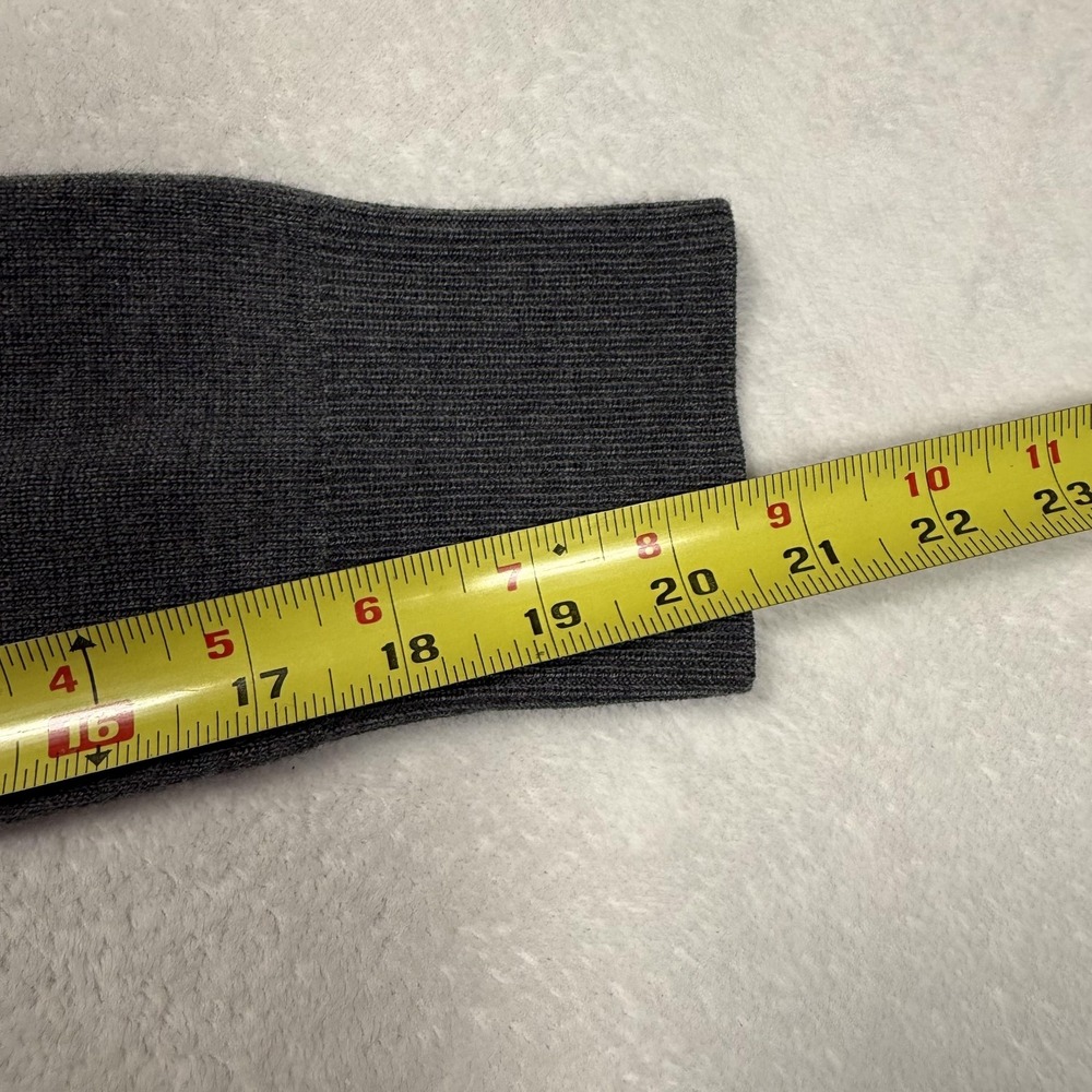 Banana Republic Sweater Mens Medium Gray Merino Wool Crewneck Pullover‎ Knit - Picture 9 of 9